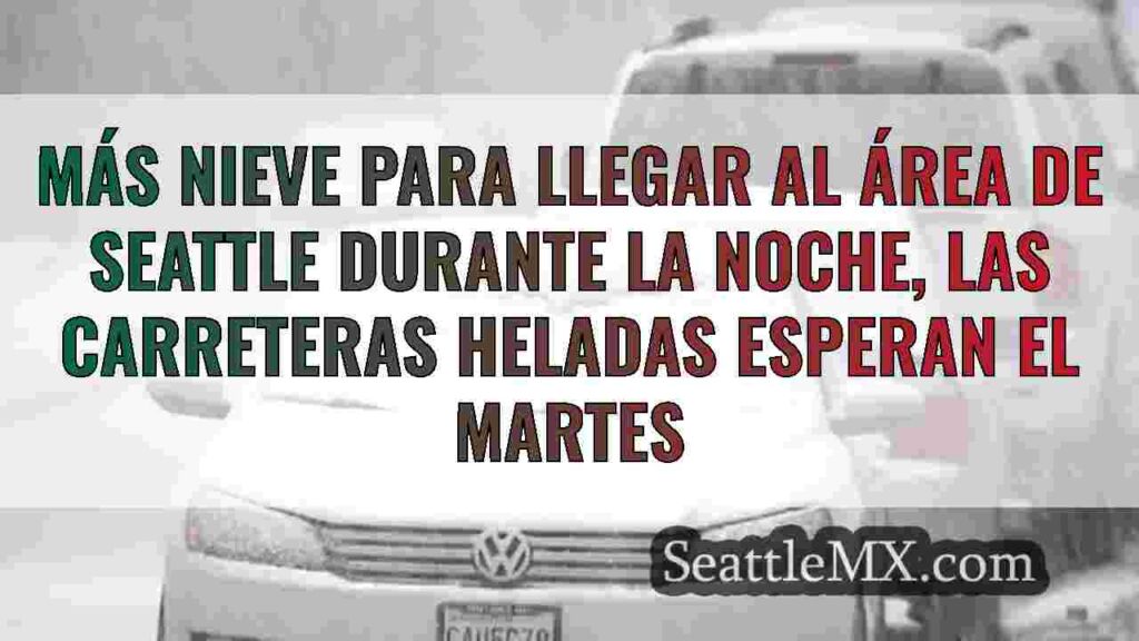 Más nieve para llegar al área de