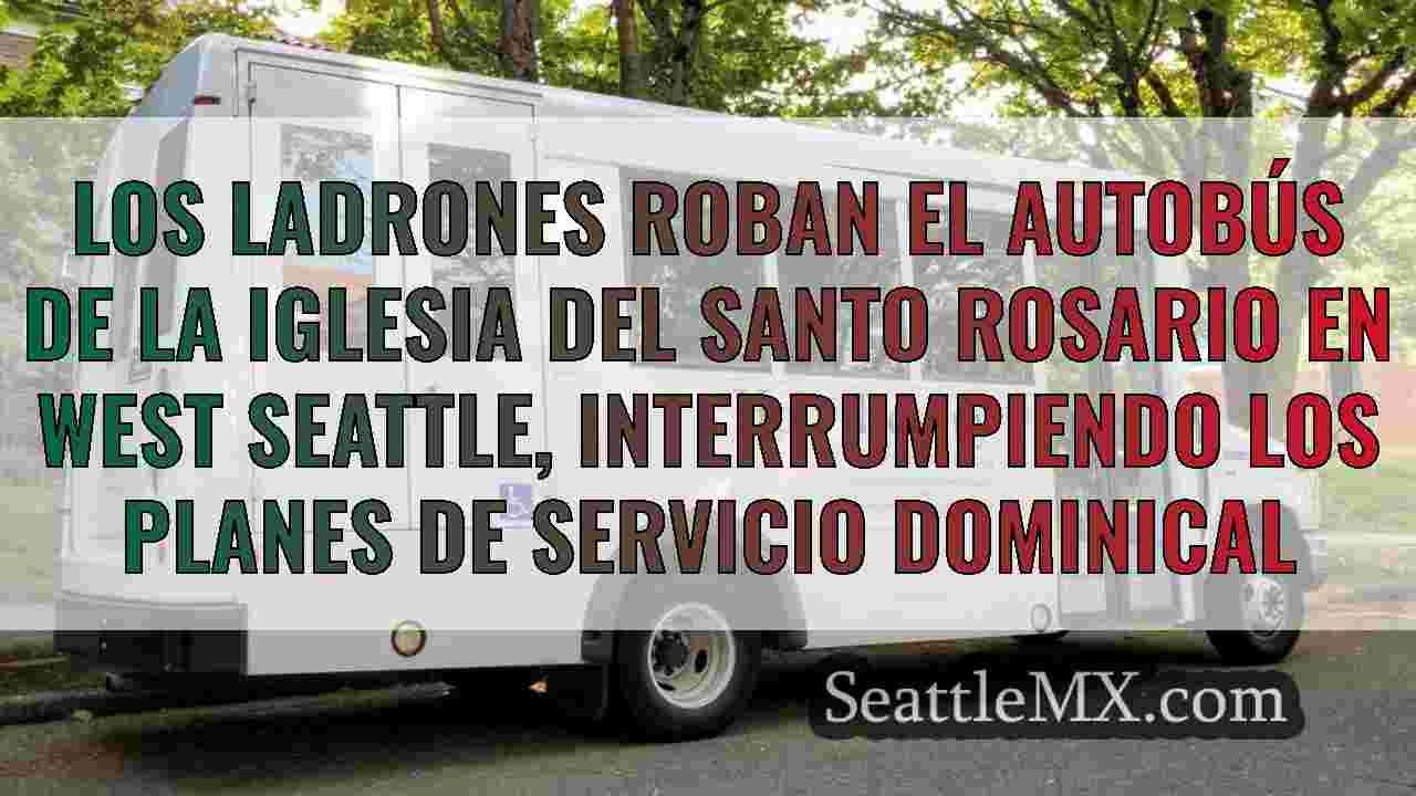 Los ladrones roban el autobús de la