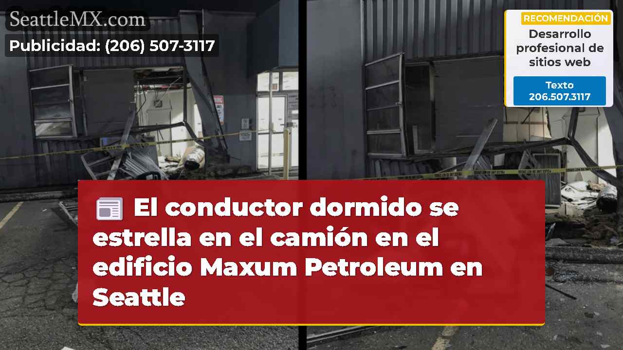 El conductor dormido se estrella en el camión en