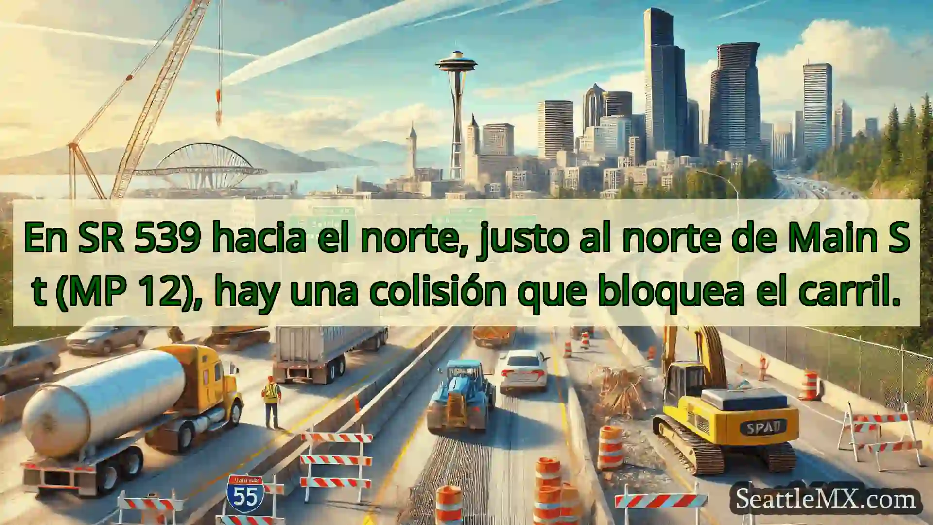 Noticias de transporte de Seattle En SR 539 hacia el norte, justo al