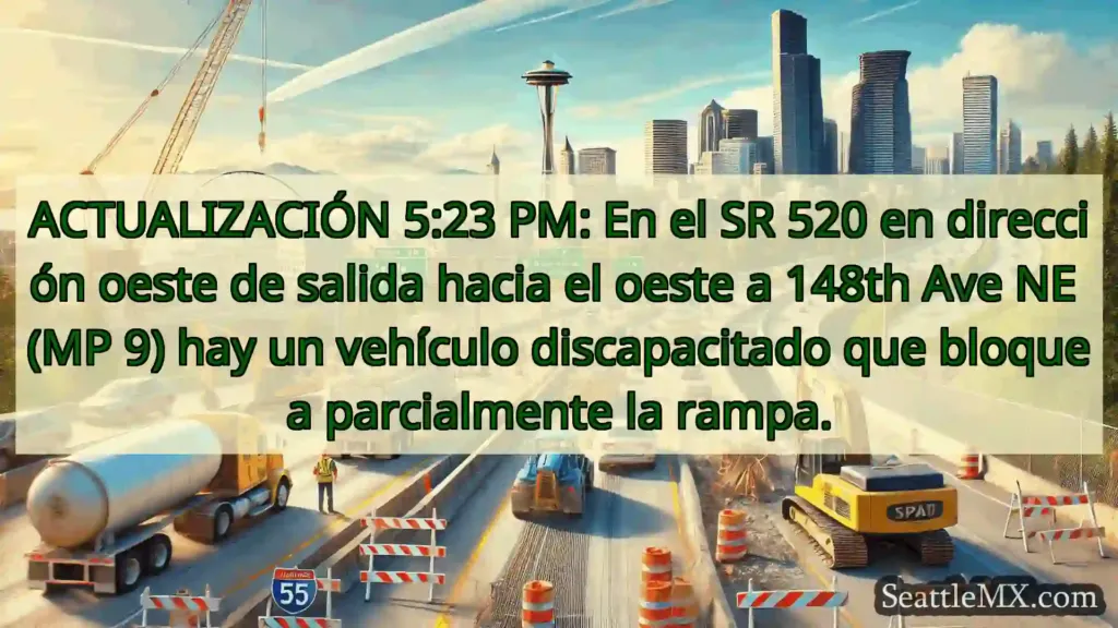 Noticias de transporte de Seattle ACTUALIZACIÓN 5:23 PM: En el SR