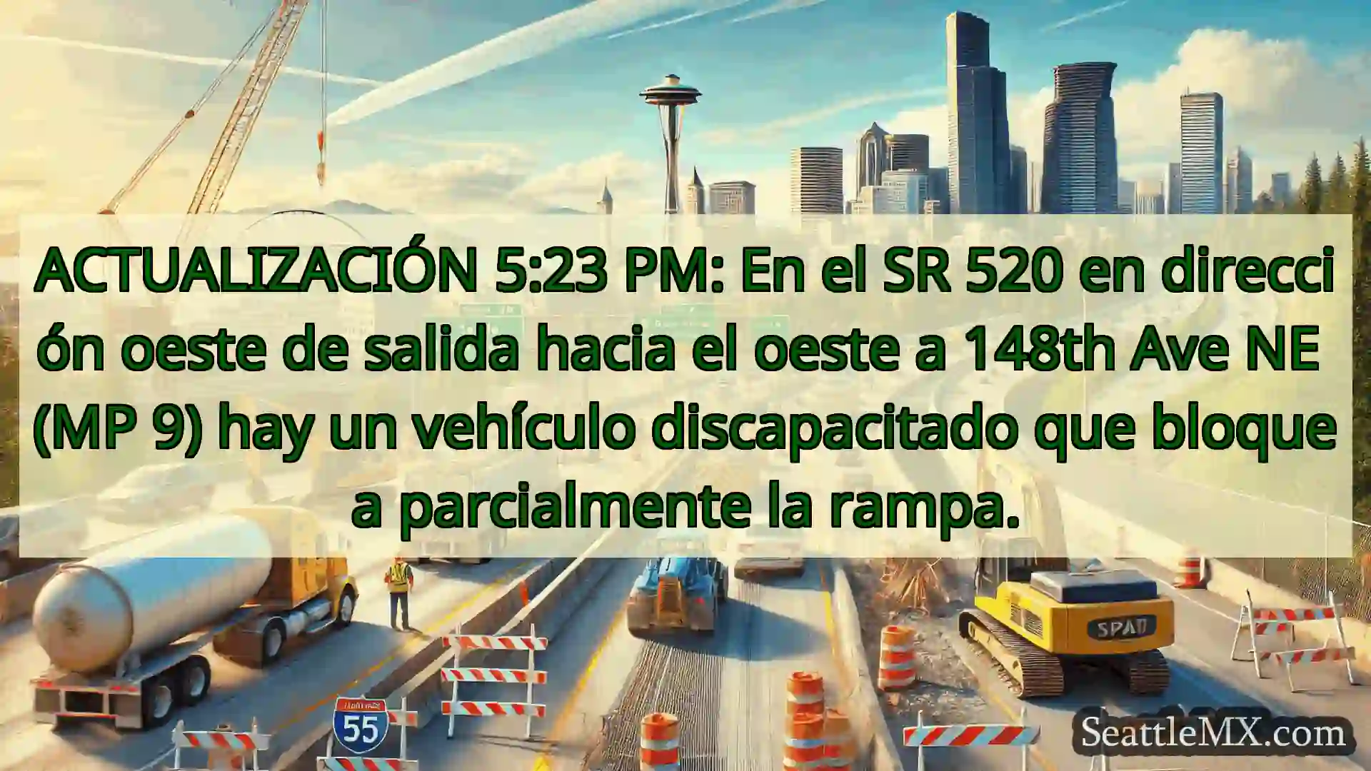 Noticias de transporte de Seattle ACTUALIZACIÓN 5:23 PM: En el SR