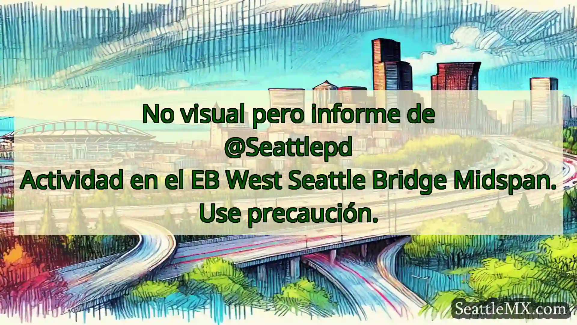 Noticias de transporte de Seattle No visual pero informe de