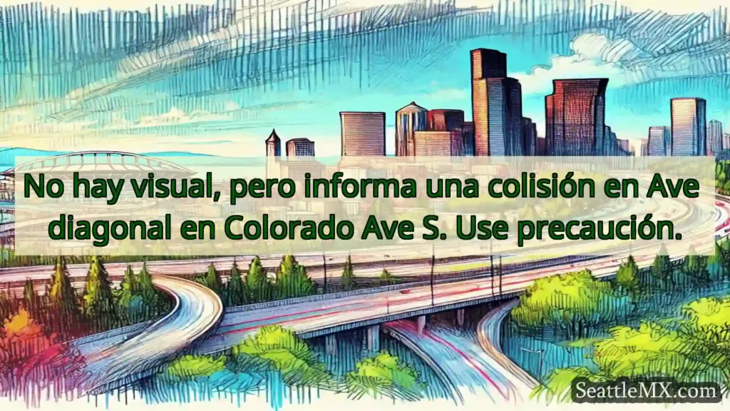 Noticias de transporte de Seattle No hay visual, pero informa una