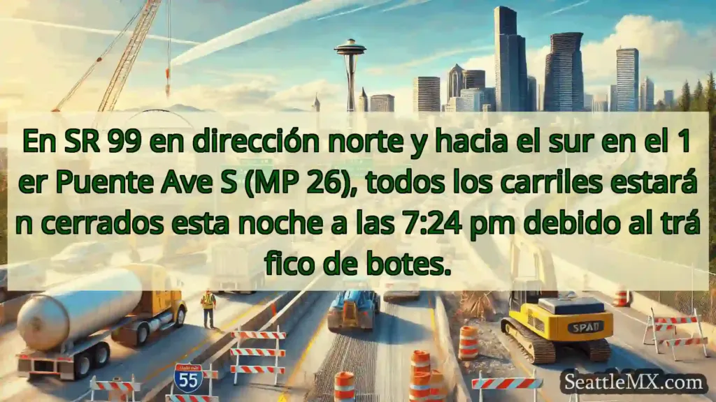 Noticias de transporte de Seattle En SR 99 en dirección norte y