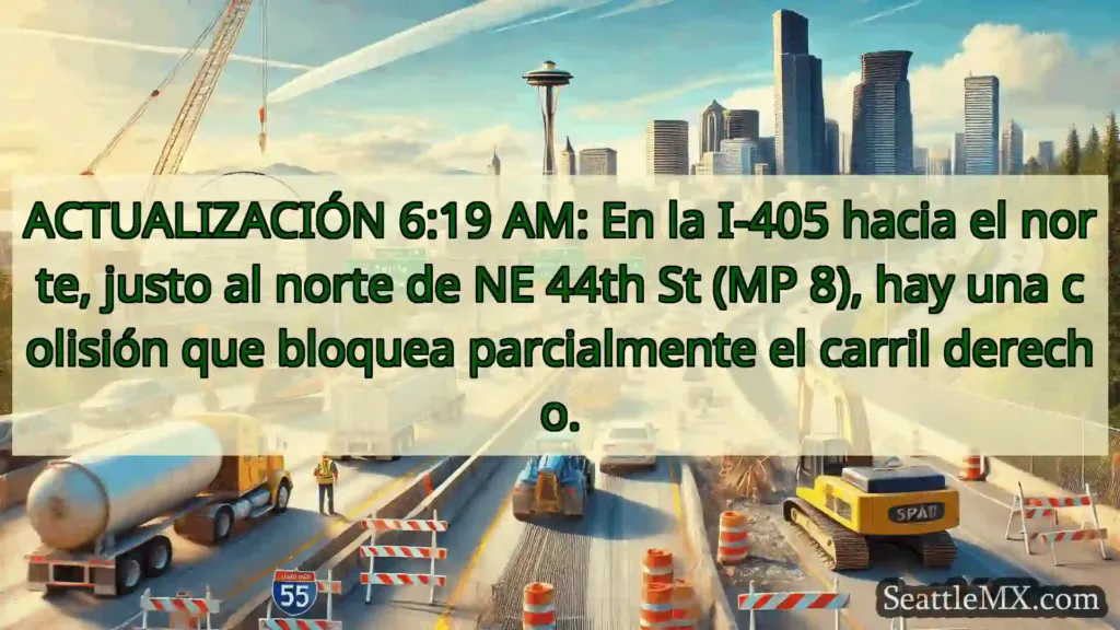 Noticias de transporte de Seattle ACTUALIZACIÓN 6:19 AM: En la I-405