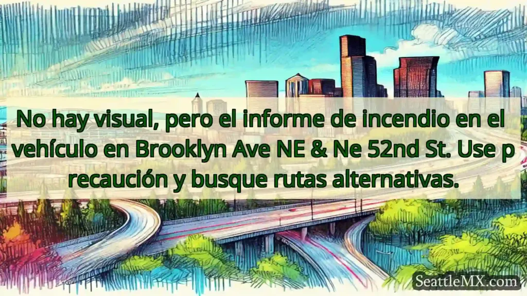 Noticias de transporte de Seattle No hay visual, pero el informe de