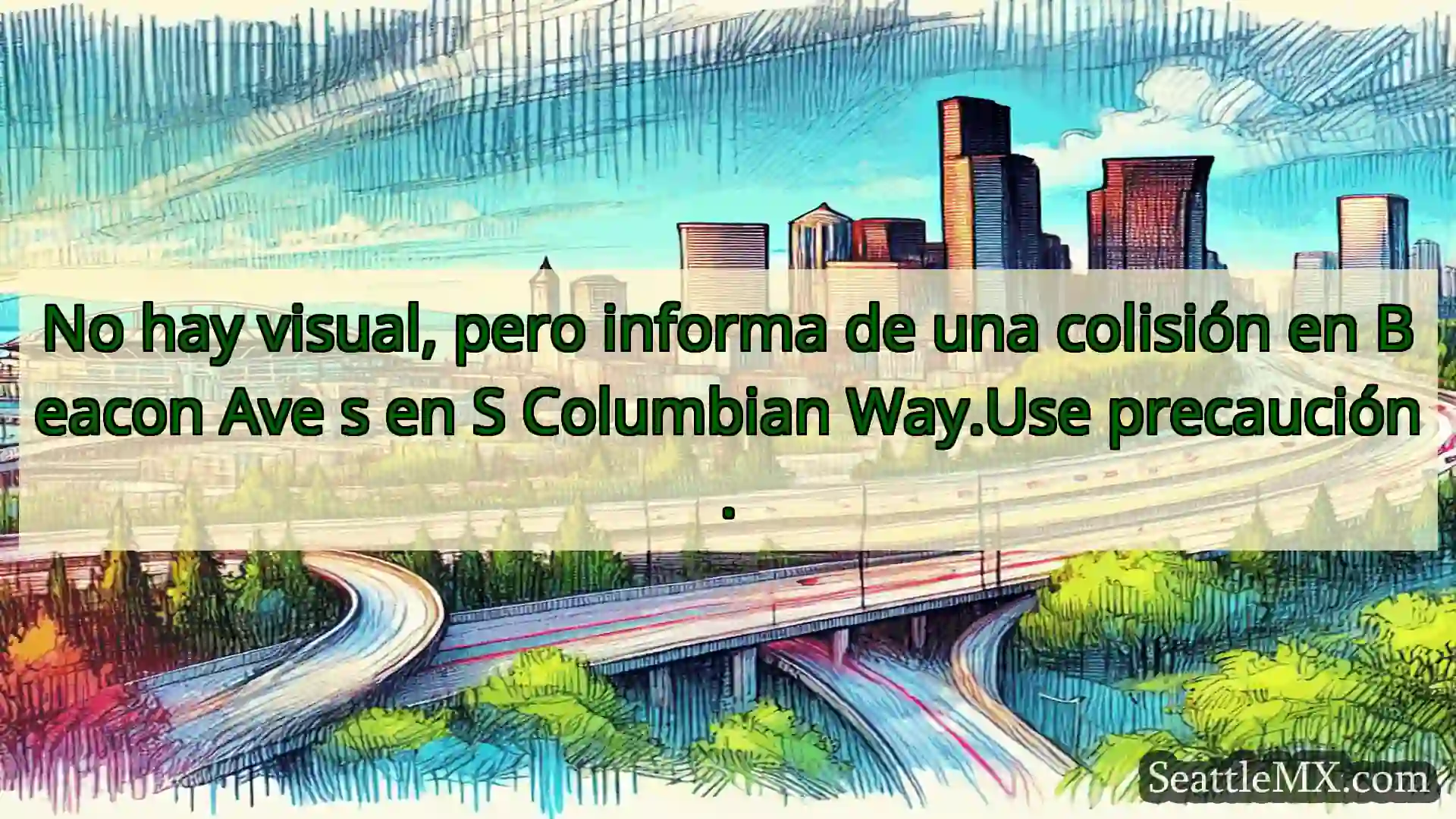 Noticias de transporte de Seattle No hay visual, pero informa de una