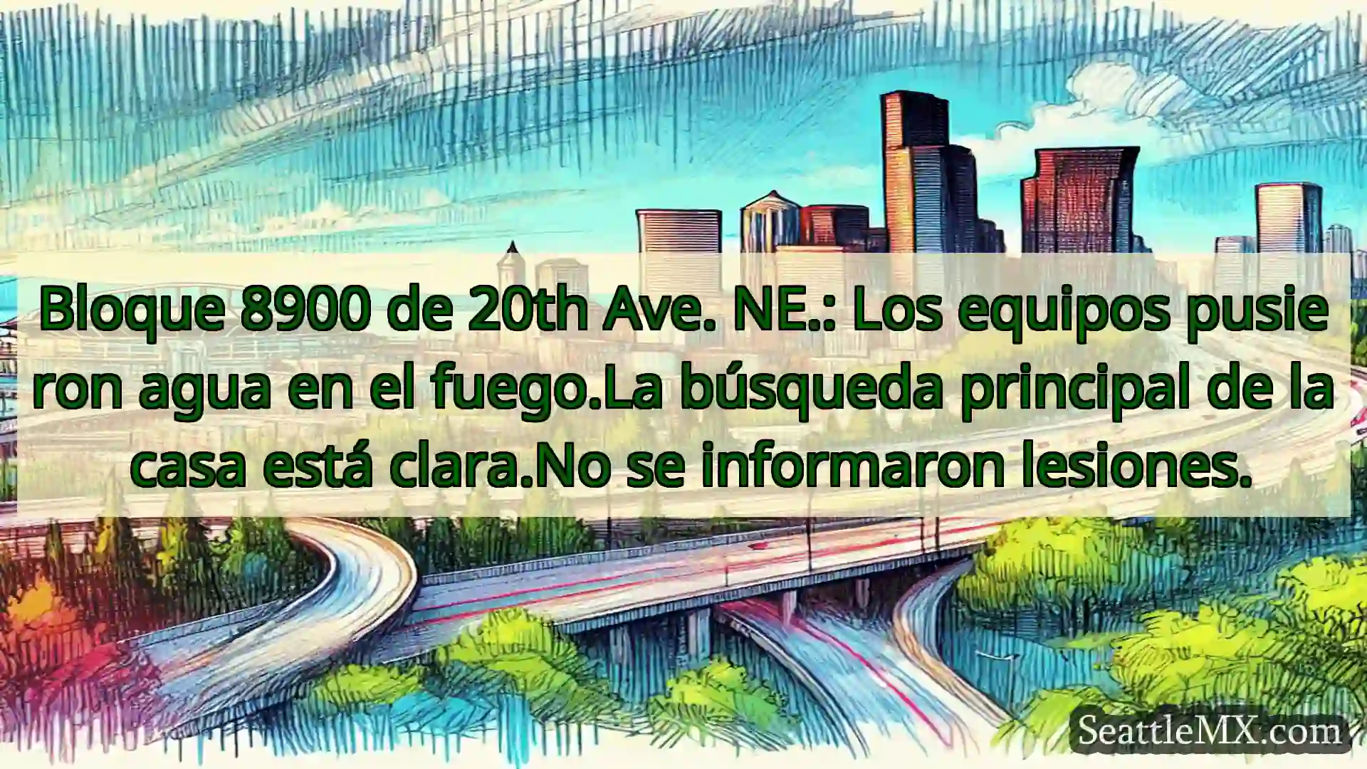 Bloque 8900 de 20th Ave. NE.: Los equipos