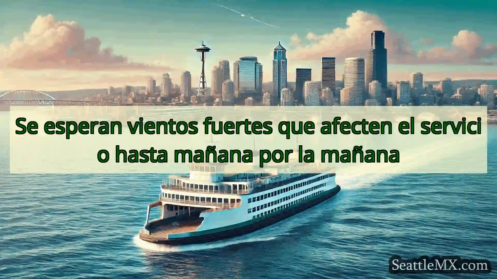 Se esperan vientos fuertes que afecten el