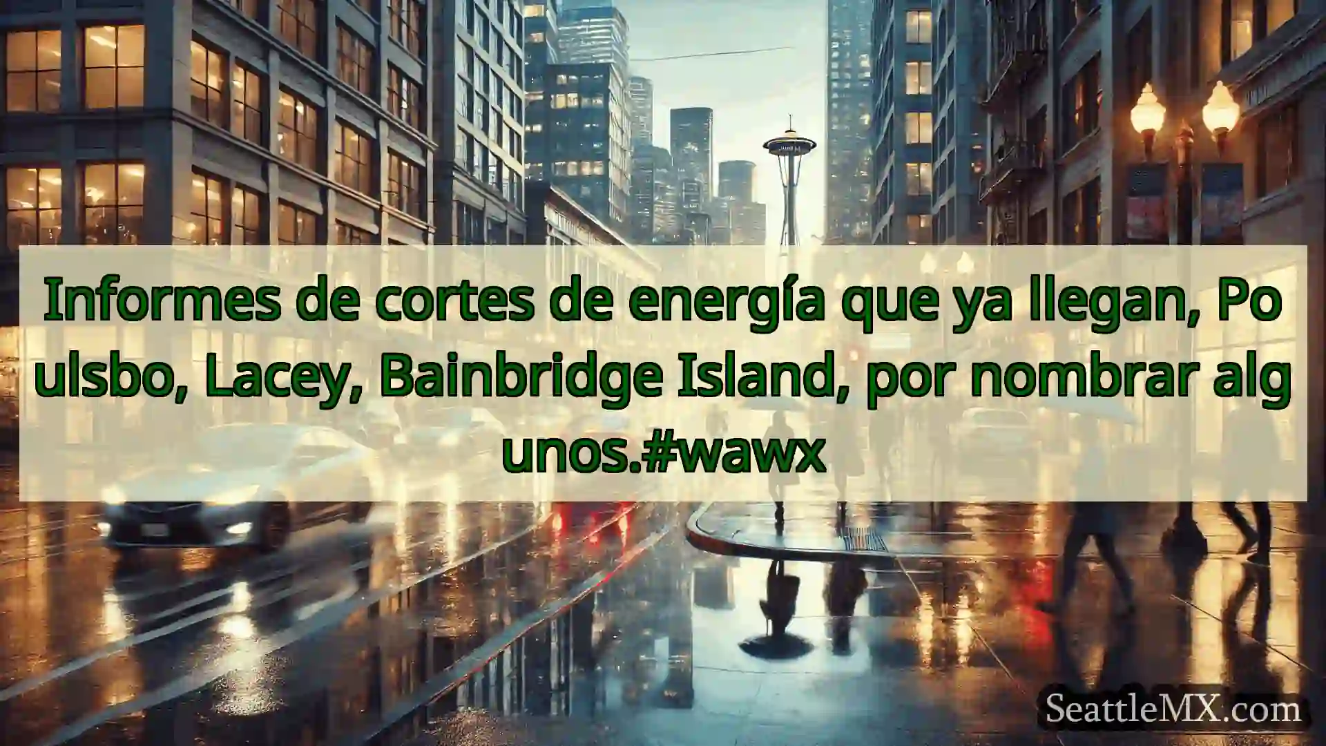 Informes de cortes de energía que ya llegan,