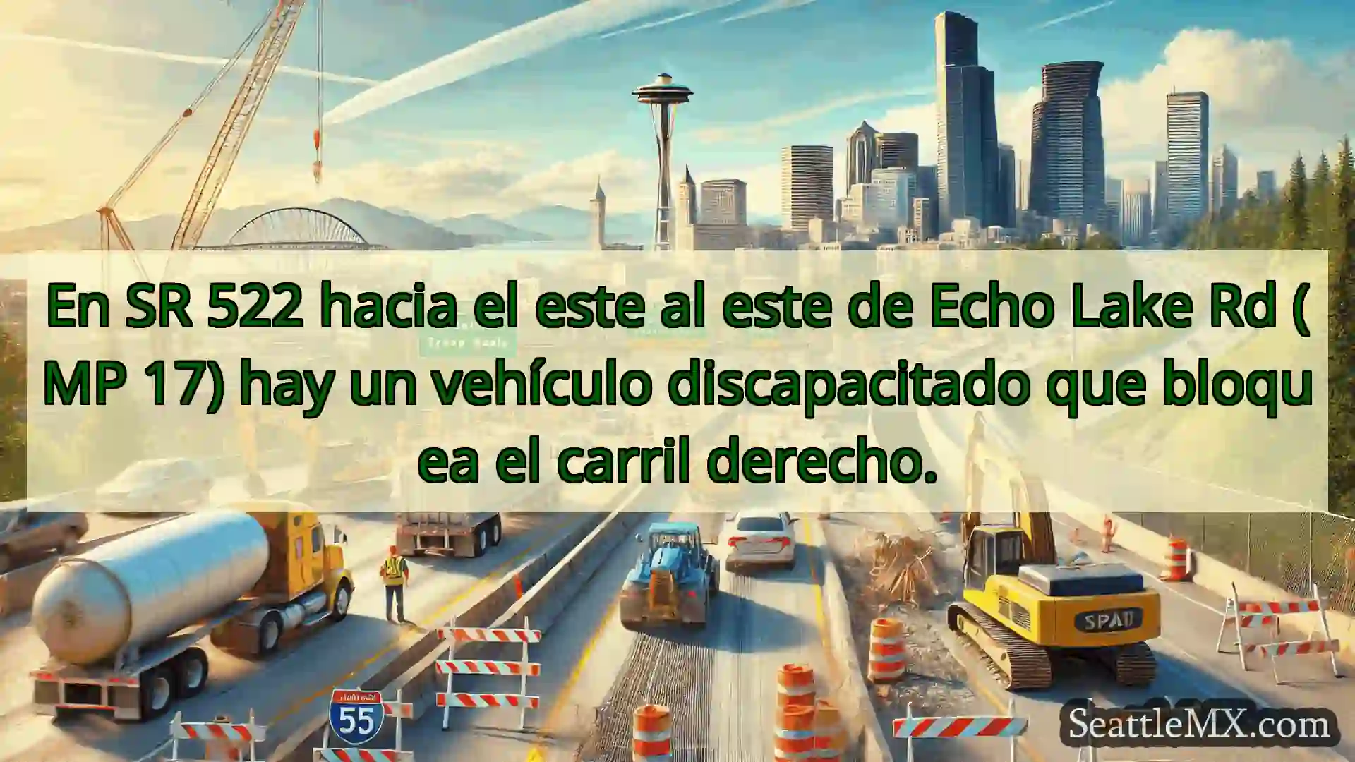 En SR 522 hacia el este al este de Echo Lake Rd