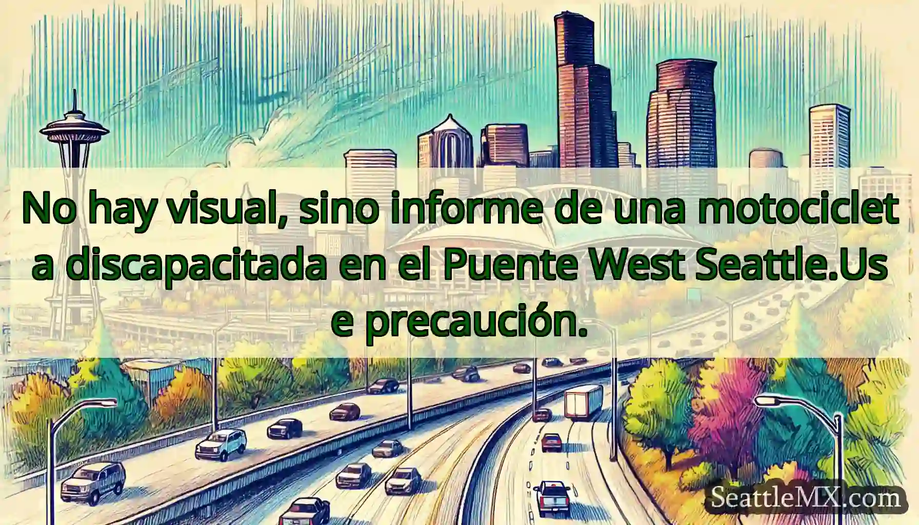 No hay visual, sino informe de una motocicleta