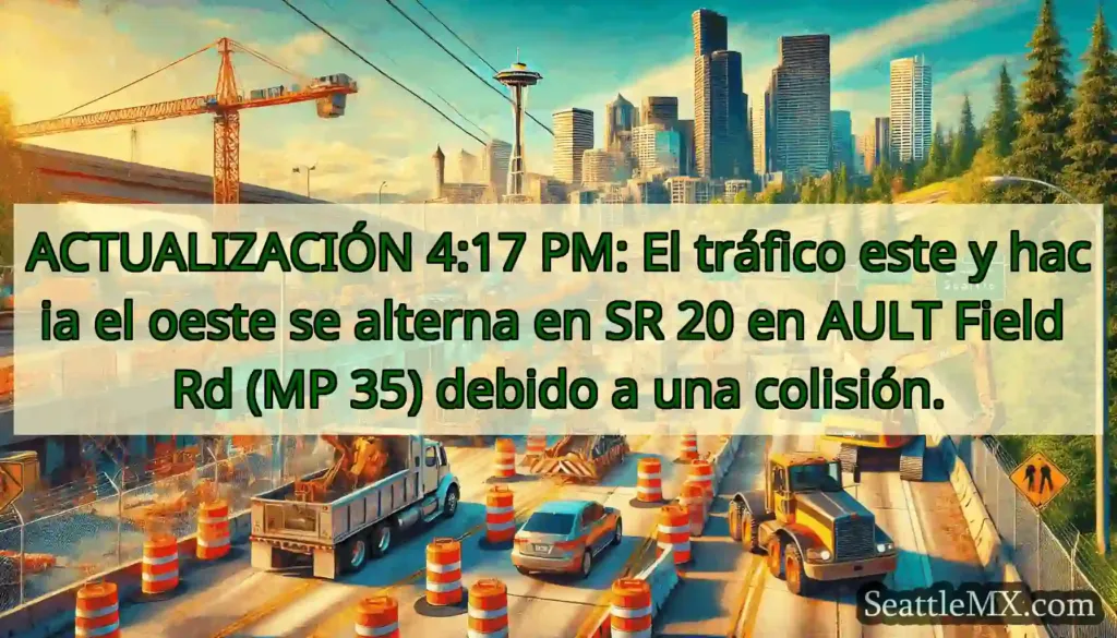 ACTUALIZACIÓN 4:17 PM: El tráfico este y hacia el