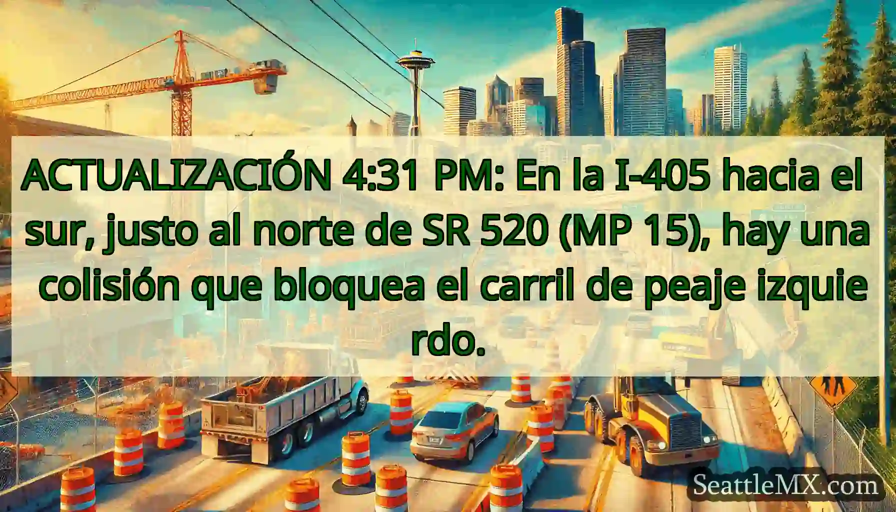 ACTUALIZACIÓN 4:31 PM: En la I-405 hacia el sur,