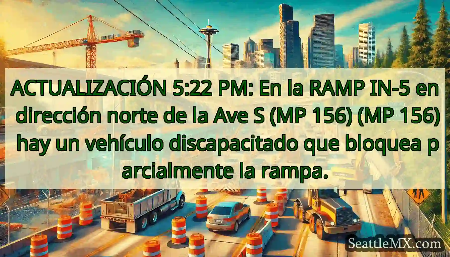 ACTUALIZACIÓN 5:22 PM: En la RAMP IN-5 en