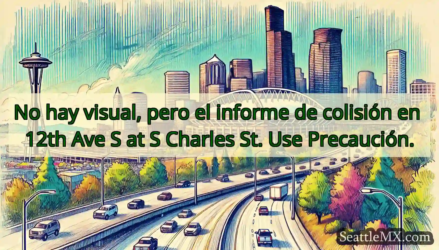 No hay visual, pero el informe de colisión en