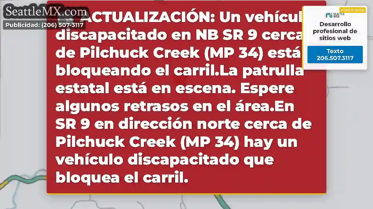 ACTUALIZACIÓN: Un vehículo discapacitado en NB SR