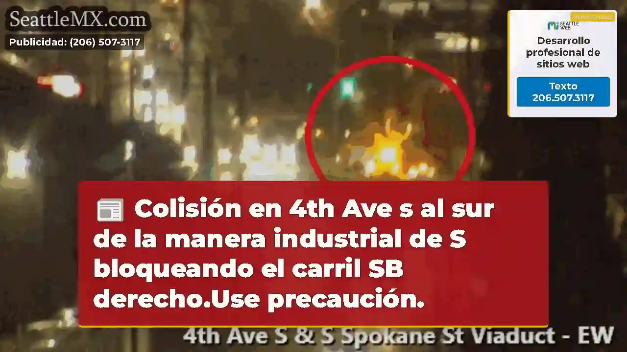 Colisión en 4th Ave s al sur de la manera