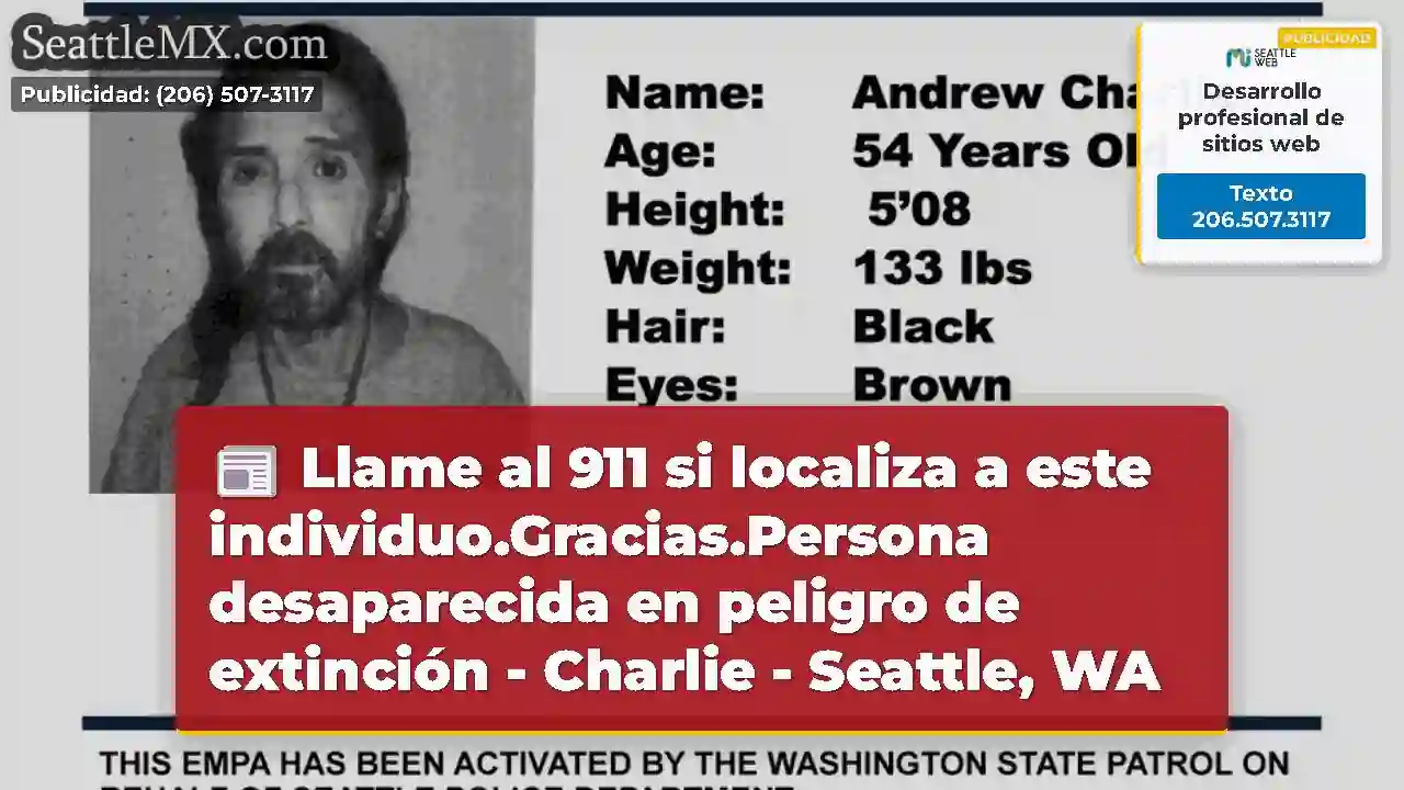 Llame al 911 si localiza a este