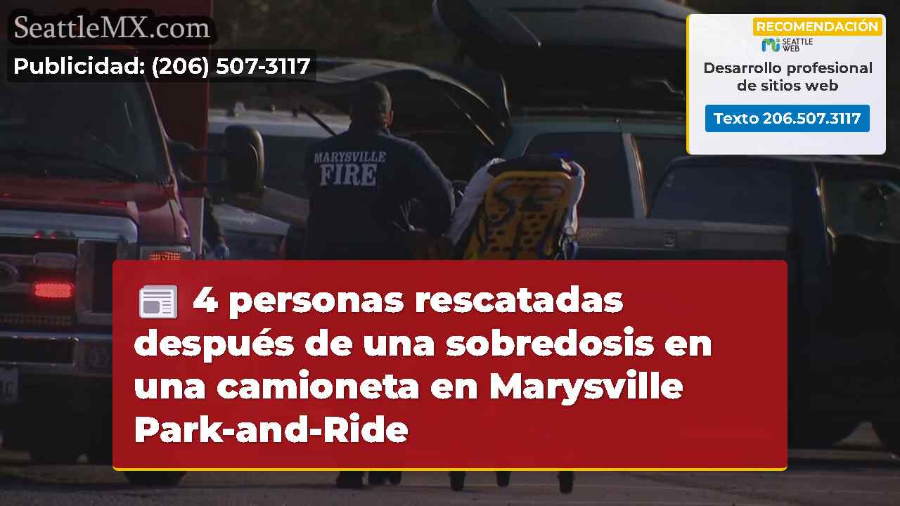 4 personas rescatadas después de una sobredosis