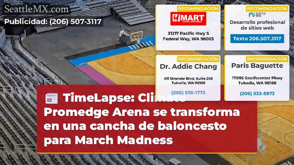 TimeLapse: Climate Promedge Arena se transforma