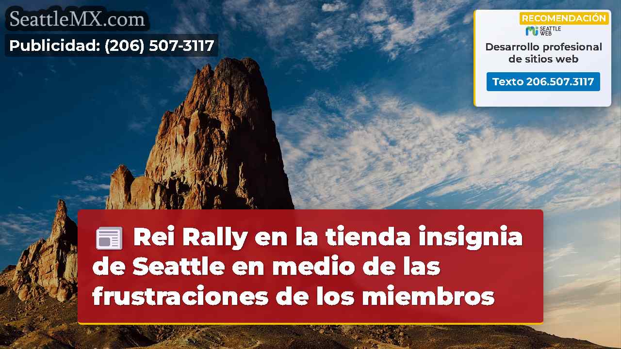 Rei Rally en la tienda insignia de Seattle en
