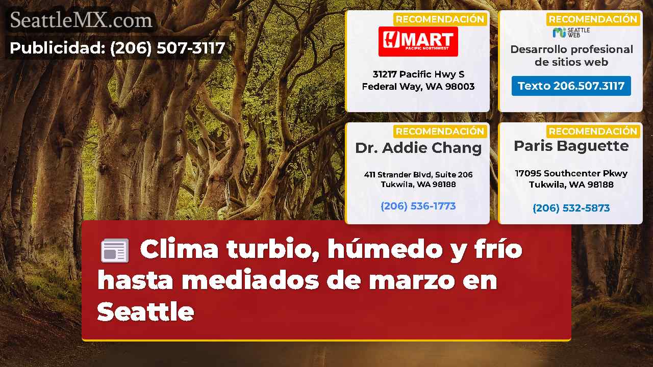 Clima turbio, húmedo y frío hasta mediados de