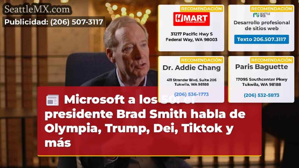 Microsoft a los 50: el presidente Brad Smith