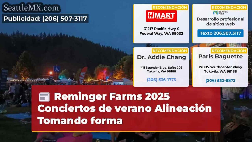 Reminger Farms 2025 Conciertos de verano