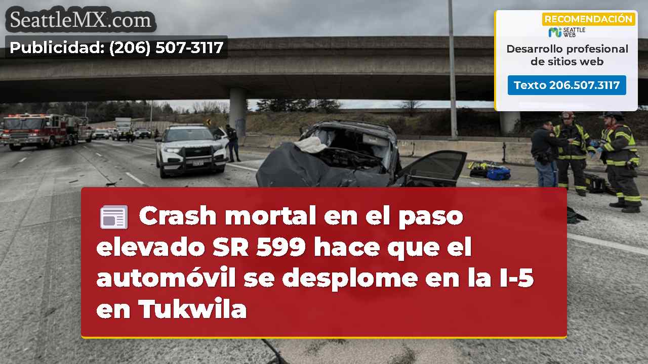 Crash mortal en el paso elevado SR 599 hace que