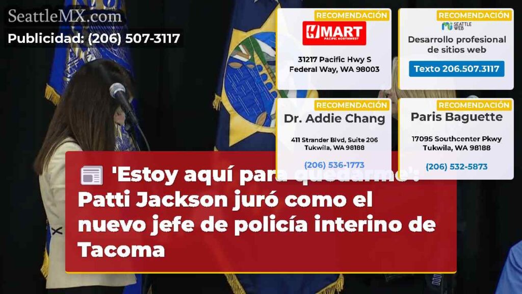 'Estoy aquí para quedarme': Patti Jackson juró