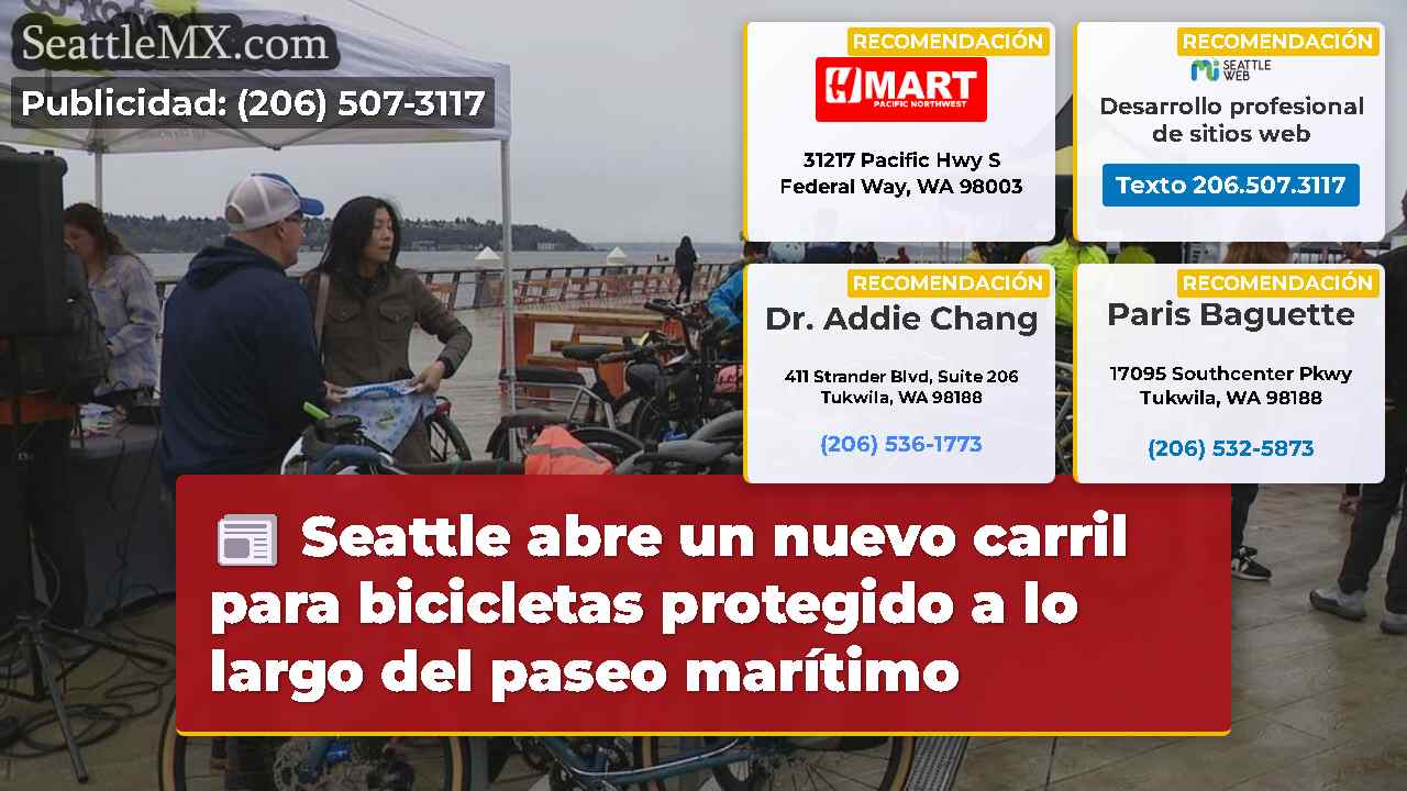 Seattle abre un nuevo carril para bicicletas