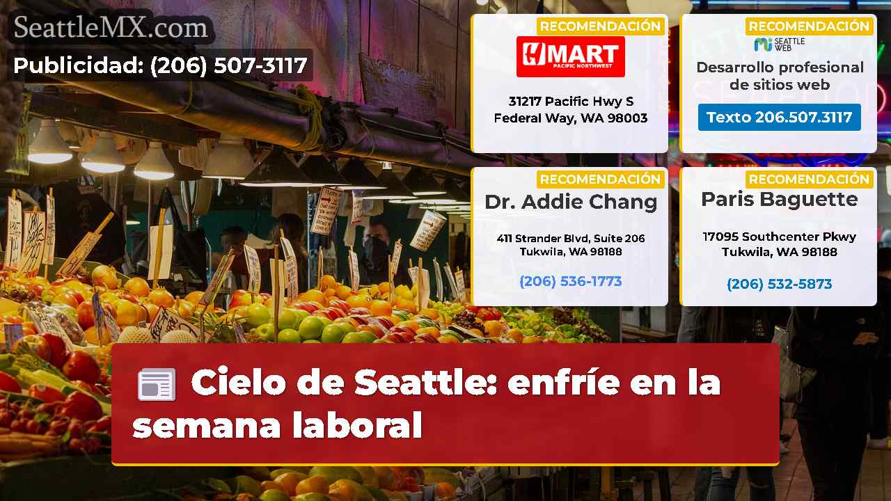 Cielo de Seattle: enfríe en la semana laboral