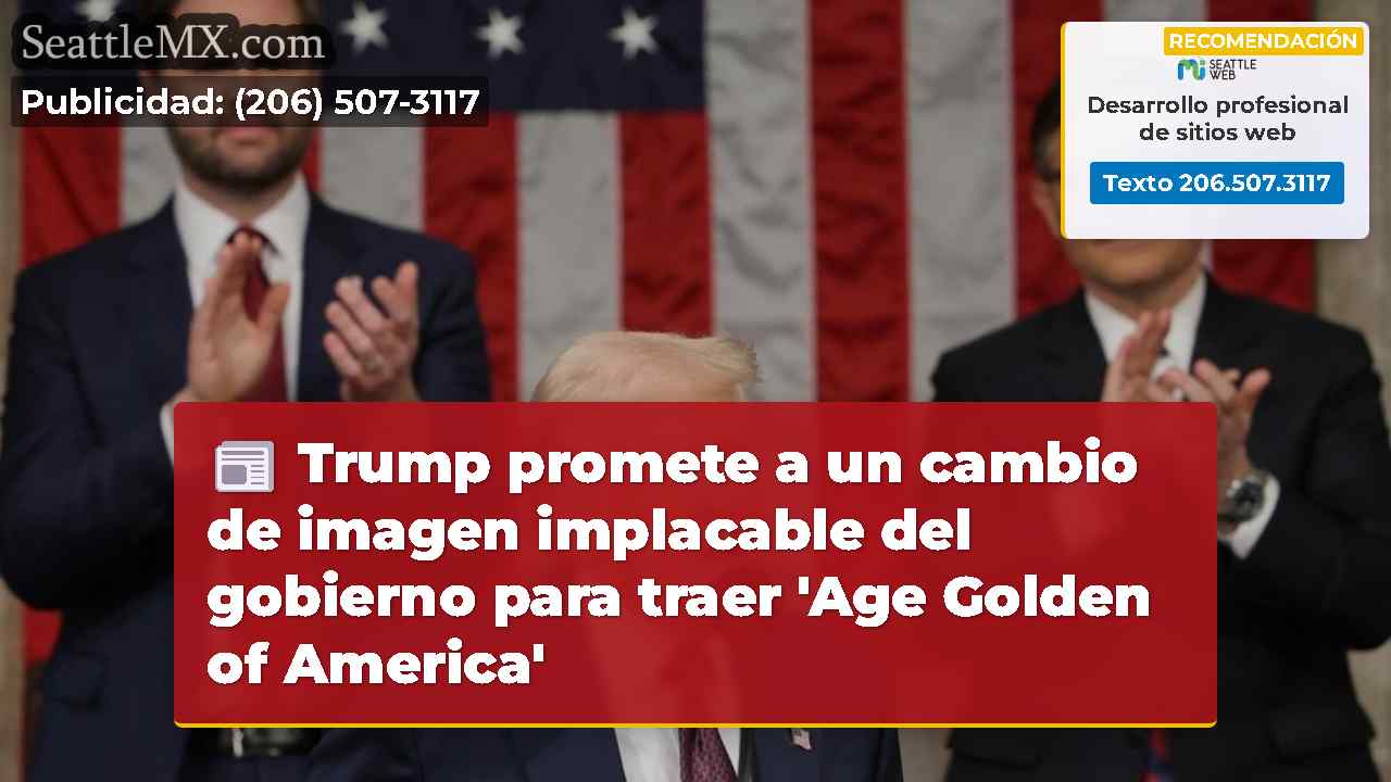 Trump promete a un cambio de imagen implacable