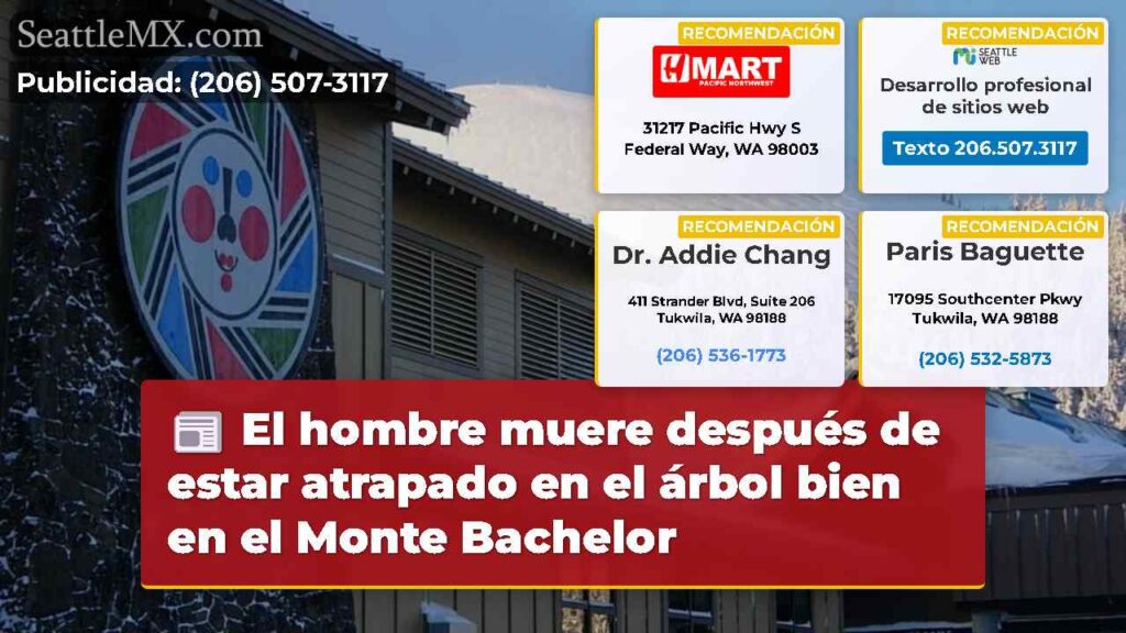 El hombre muere después de estar atrapado en el