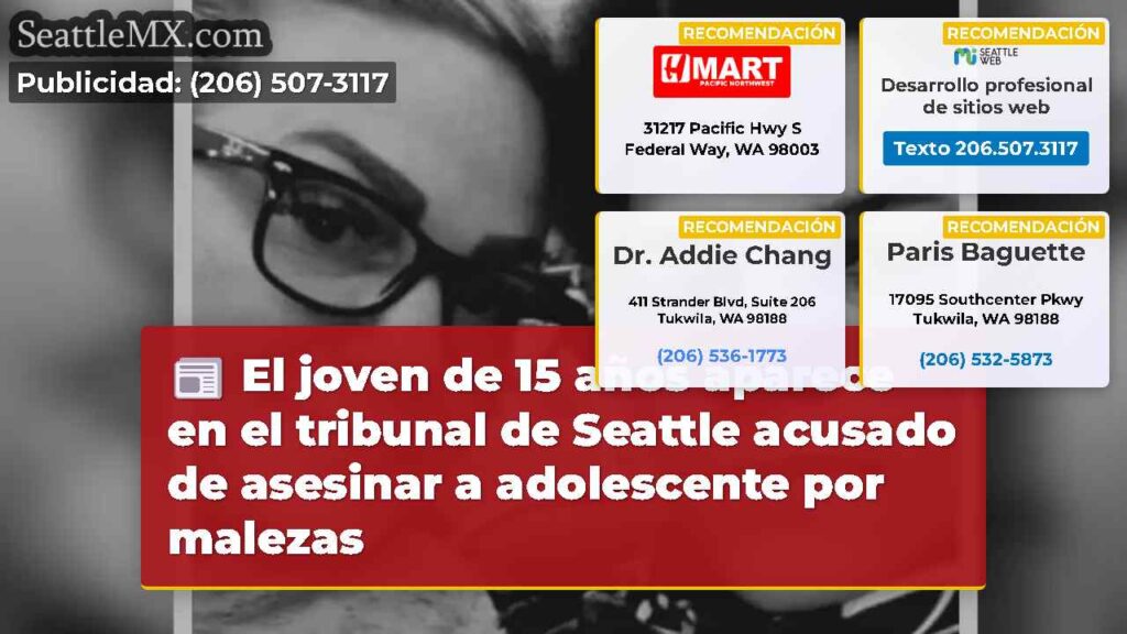 El joven de 15 años aparece en el tribunal de