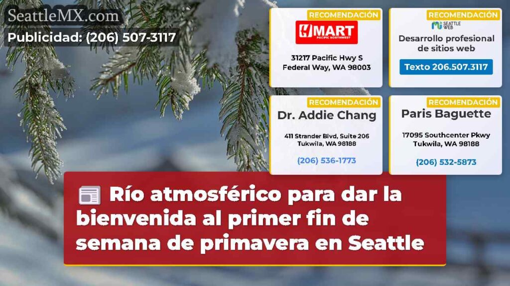 Río atmosférico para dar la bienvenida al primer