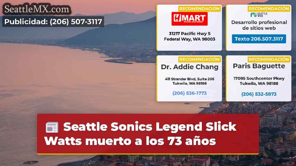 Seattle Sonics Legend Slick Watts muerto a los 73