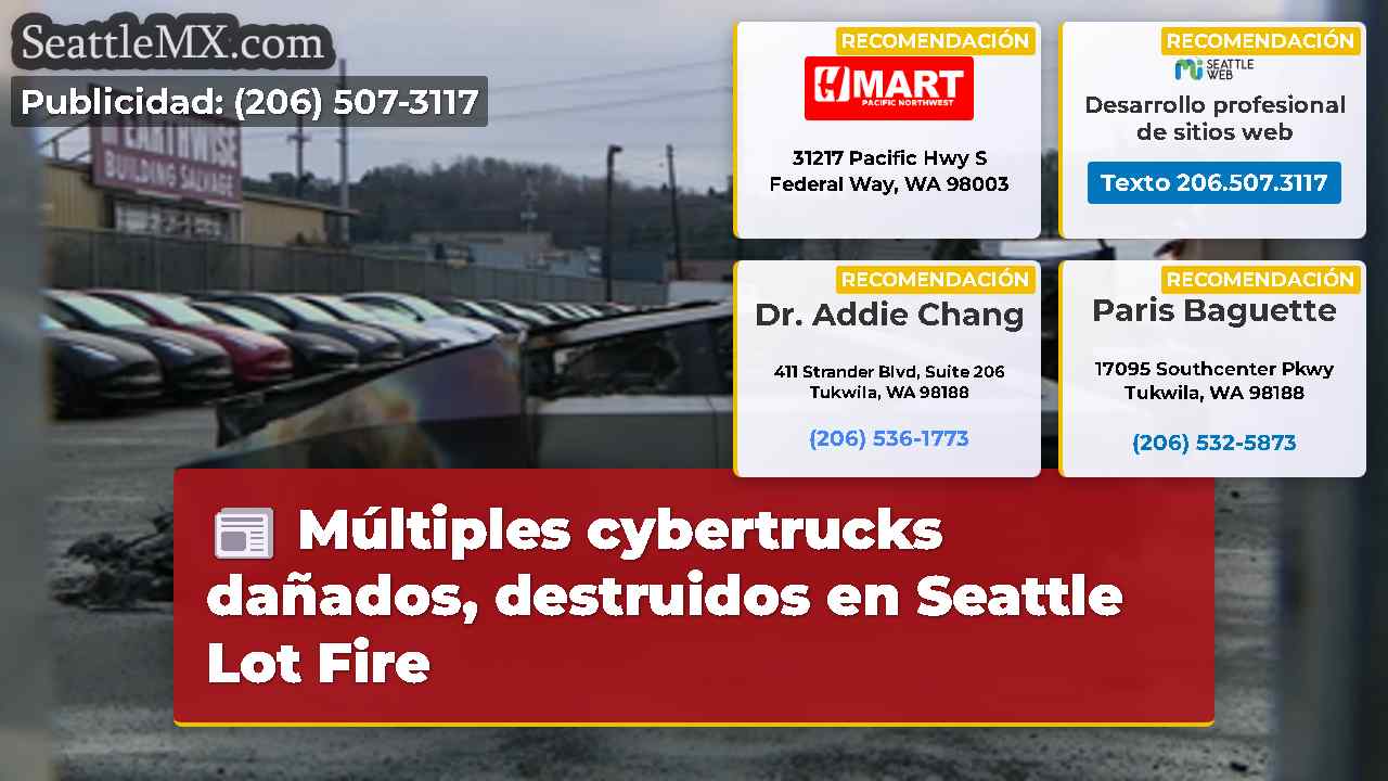 Múltiples cybertrucks dañados, destruidos en