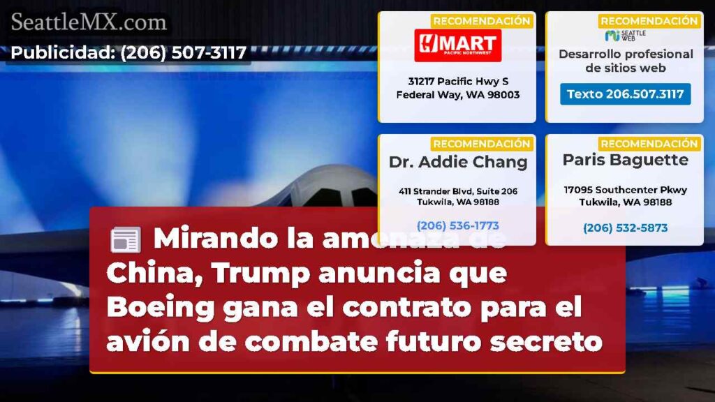 Mirando la amenaza de China, Trump anuncia que