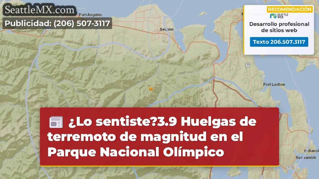 ¿Lo sentiste?3.9 Huelgas de terremoto de magnitud