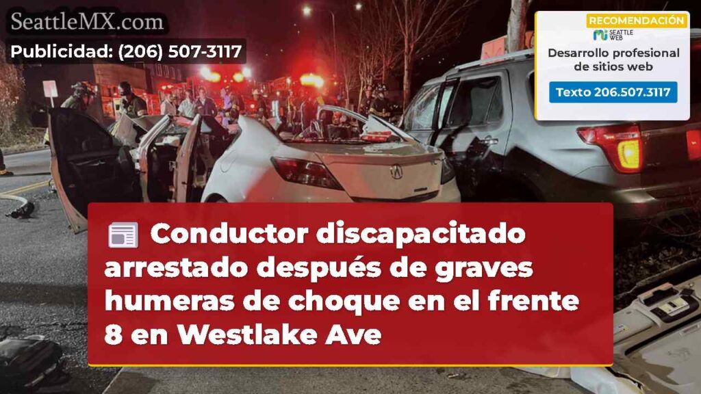 Conductor discapacitado arrestado después de