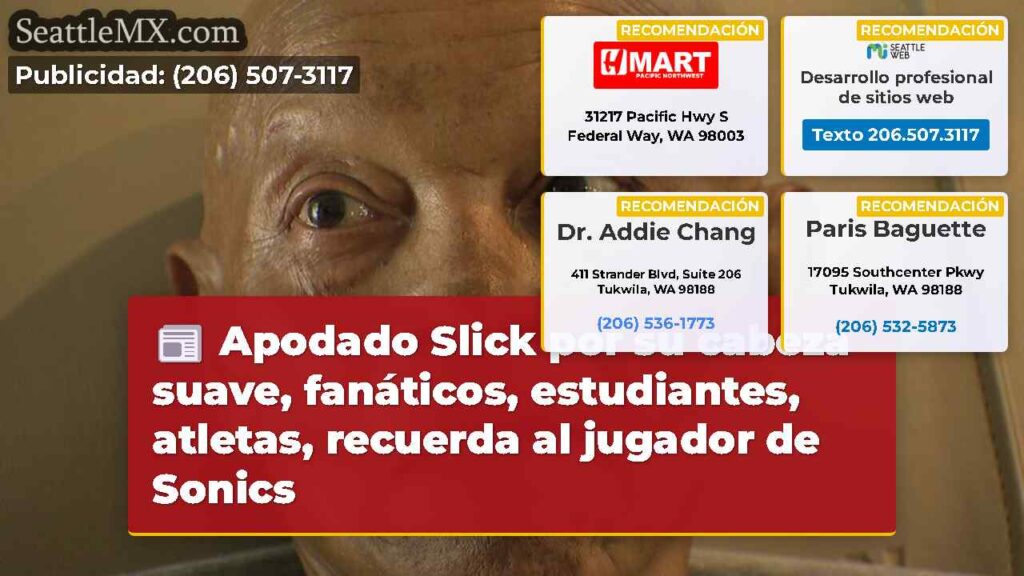 Apodado Slick por su cabeza suave, fanáticos,