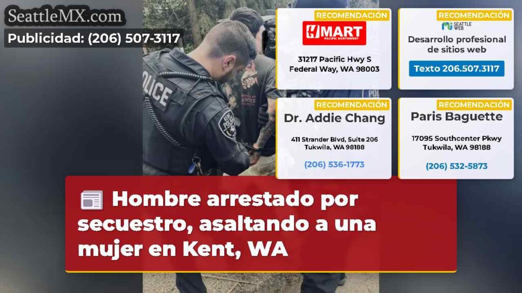 Hombre arrestado por secuestro, asaltando a una