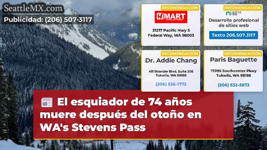 El esquiador de 74 años muere después del otoño