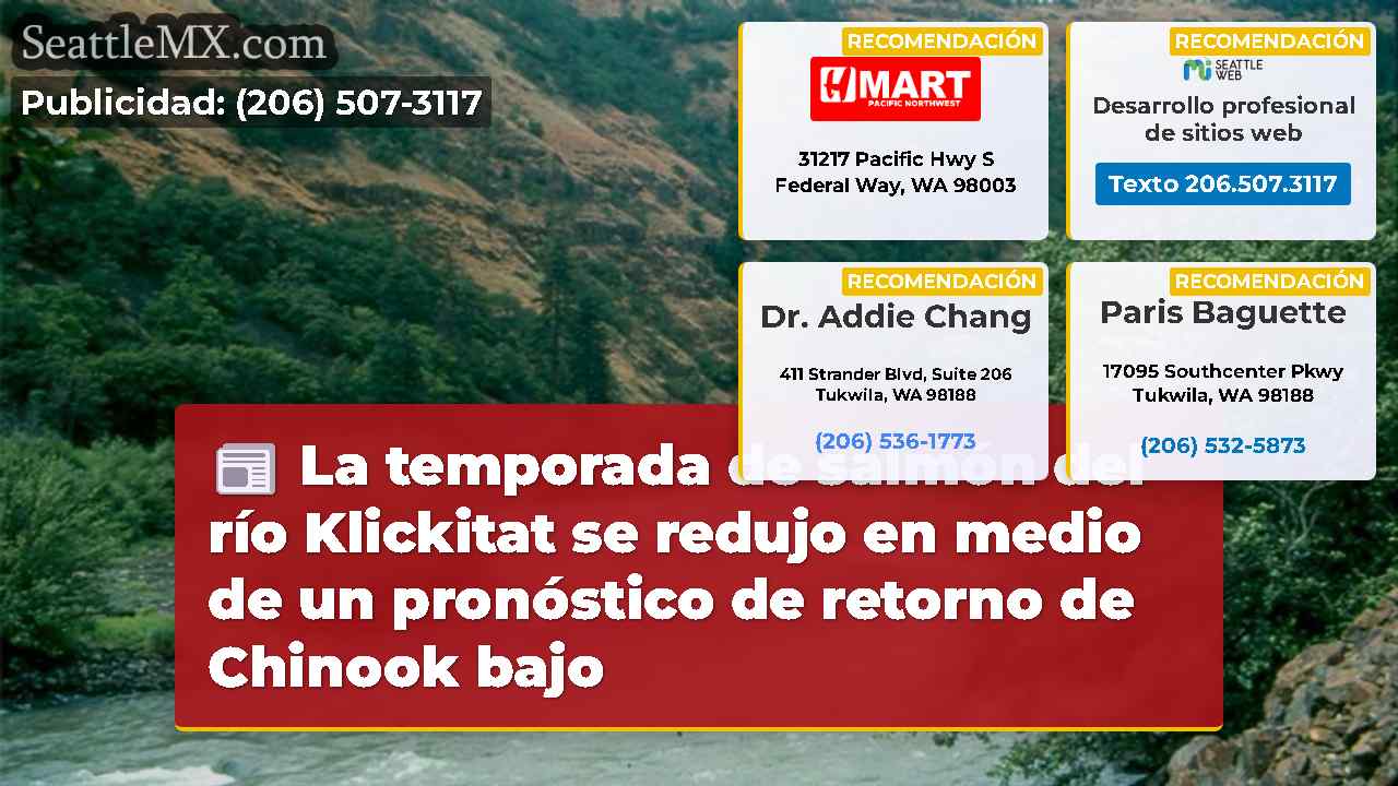 La temporada de salmón del río Klickitat se