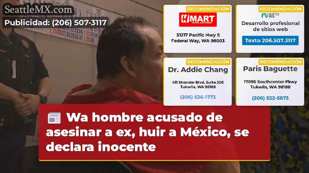 Wa hombre acusado de asesinar a ex, huir a