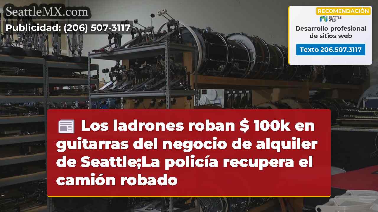 Los ladrones roban $ 100k en guitarras del