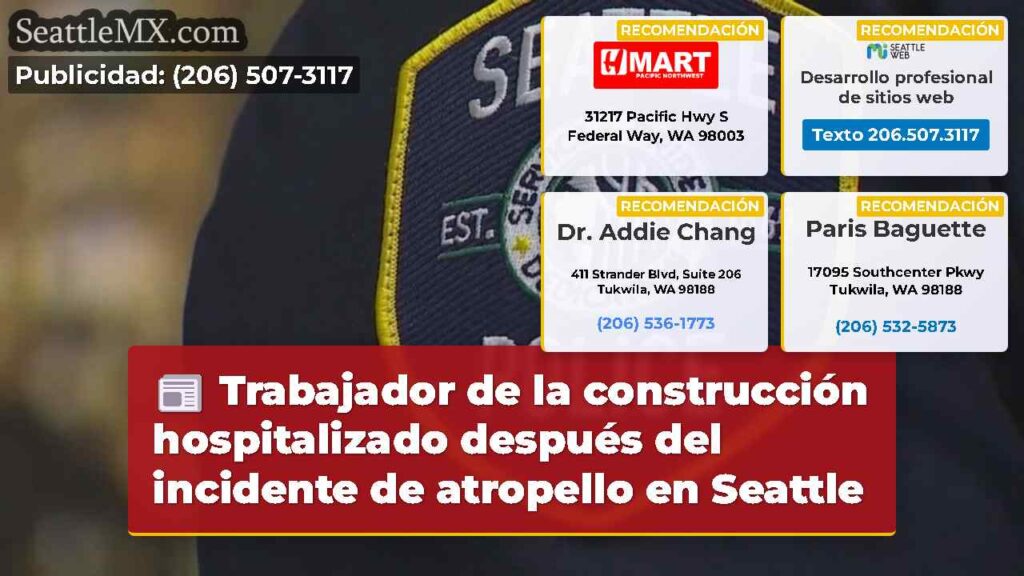 Trabajador de la construcción hospitalizado